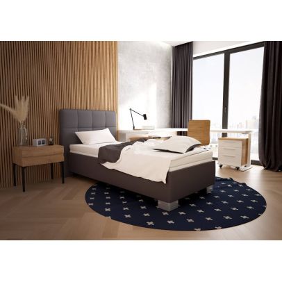 Posteľ 90x200 Blanar KELLY LOFT šedá