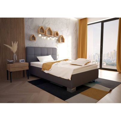Posteľ 120x200 Blanar KELLY LOFT šedá