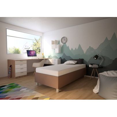 Posteľ 90x200 Blanar NEPTUN hnedá