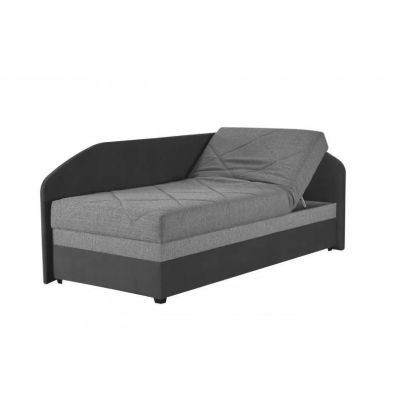 Posteľ 90x200 Blanar TURI šedá - pravý roh 2