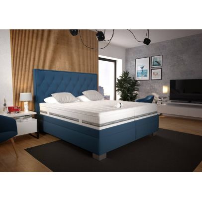 Manželská posteľ 180x200 Blanar KERSTIN modrá 2