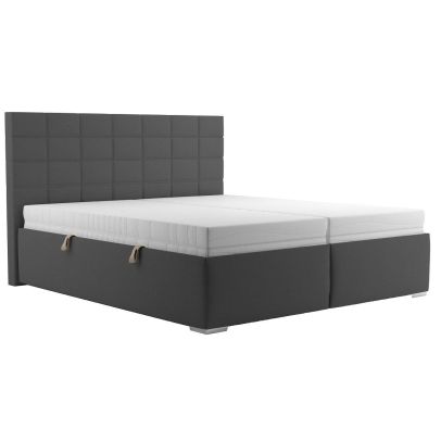 Manželská posteľ 180x200 Blanar BORA, tmavosivá 2