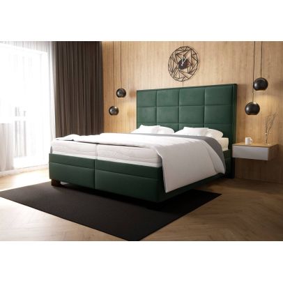 Manželská posteľ 180x200 Blanar SABRINA, zelená