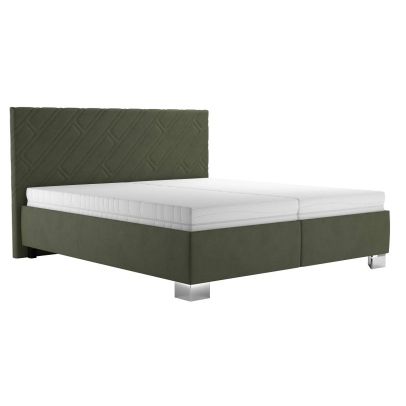 Manželská posteľ 180x200 Blanar SYLVA, zelená 2