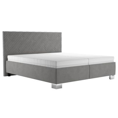 Manželská posteľ 180x200 Blanar SYLVA, sivá 2