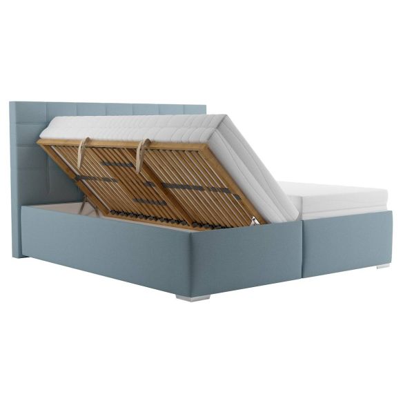 Manželská posteľ 180x200 Blanar BORA, modrá