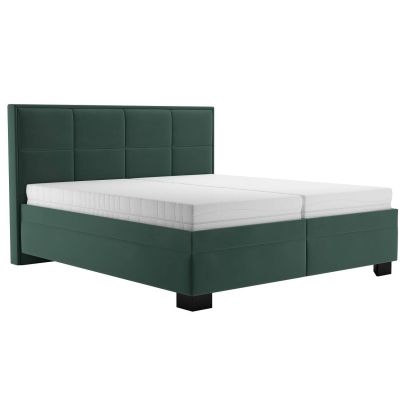 Manželská posteľ 180x200 Blanar ELA, zelená