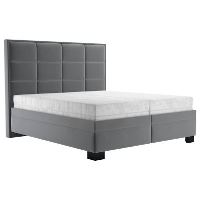 Manželská posteľ 180x200 Blanar SABRINA, sivá