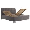 Manželská posteľ 160x200 Blanar NATY B, Tiffany 16 grey/Larisa duo 1A