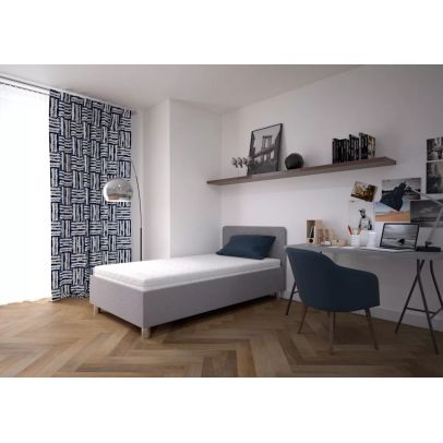 Posteľ 110x200 Blanar FIONA krátke čelo šedá 2