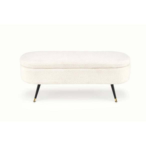 Lavica do predsiene AVEIRO, čierna/krémová