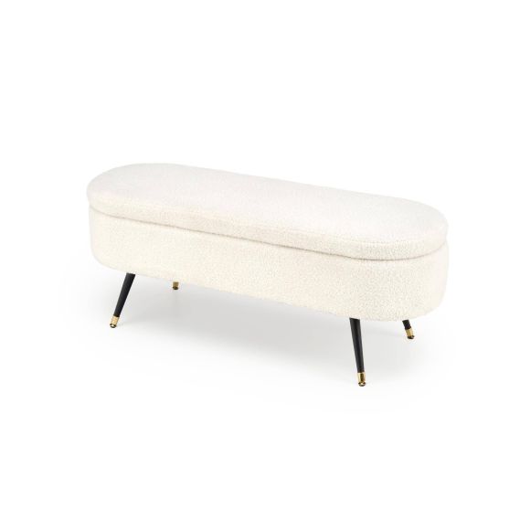 Lavica do predsiene AVEIRO, čierna/krémová