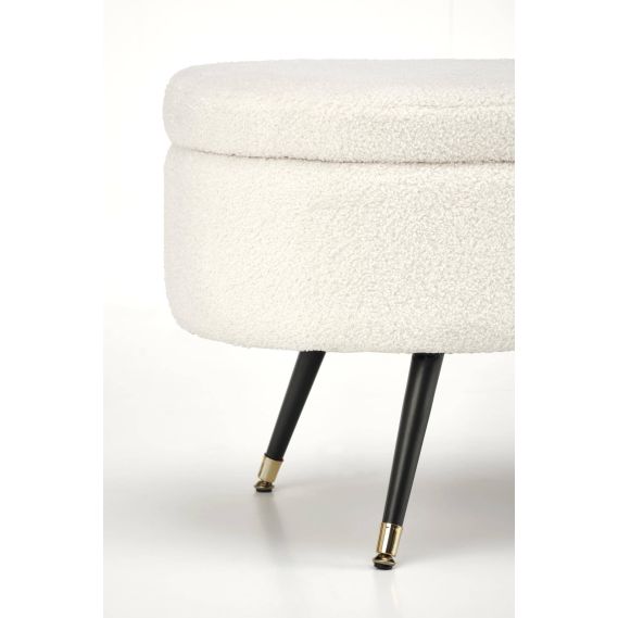 Lavica do predsiene AVEIRO, čierna/krémová