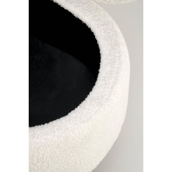 Lavica do predsiene AVEIRO, čierna/krémová