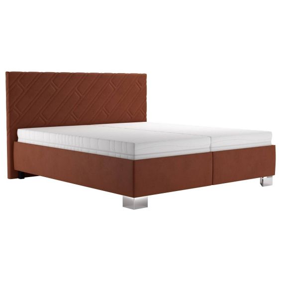 Manželská posteľ 160x200 Blanar SYLVA, tehlová, Salvador SIC 7