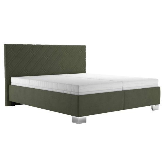 Manželská posteľ 160x200 Blanar SYLVA, zelená, Salvador SIC 10