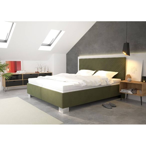 Manželská posteľ 160x200 Blanar SYLVA, zelená, Salvador SIC 10