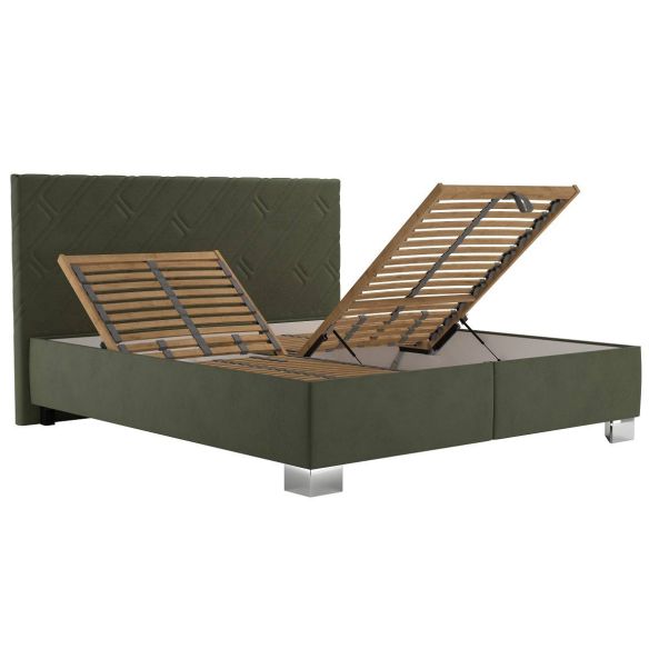 Manželská posteľ 160x200 Blanar SYLVA, zelená, Salvador SIC 10