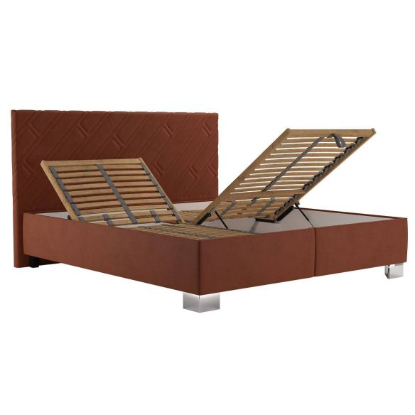 Manželská posteľ 180x200 Blanar SYLVA, tehlová, Salvador SIC 7