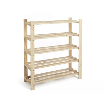 Knižnica 5 políc nelak