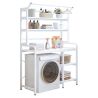 Regál nad práčku, biela, JABIR