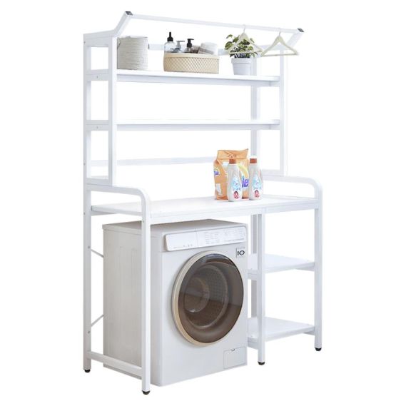 Regál nad práčku, biela, JABIR
