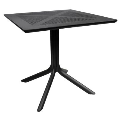 Záhradný stôl, čierna, DENTON NEW