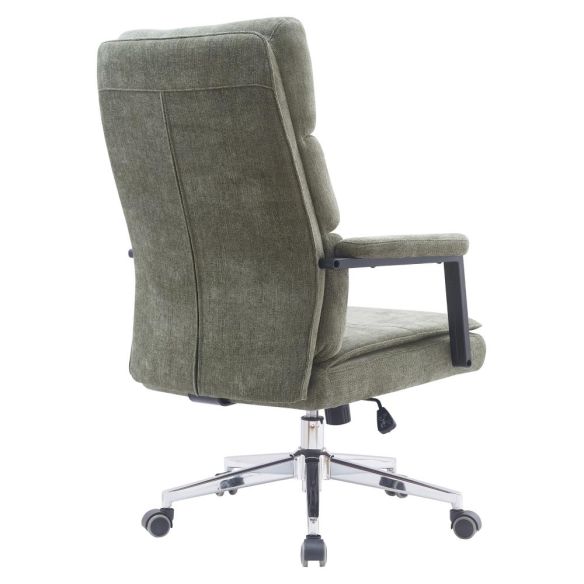 Kancelárske kreslo, zelená/chróm, ZAVIER