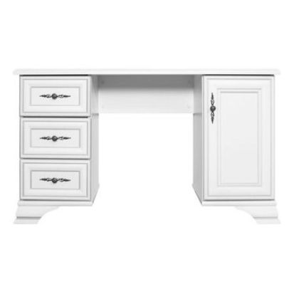 Toaletný stolík, alpská biela, KENTAK TOL