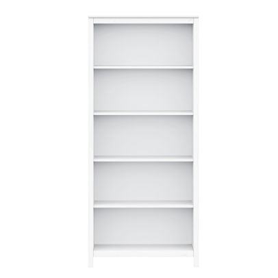 Zostava knižníc TORINO biela, kovové úchytky 2