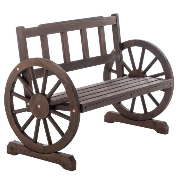 Záhradná lavička, hnedá, SABA TYP 1