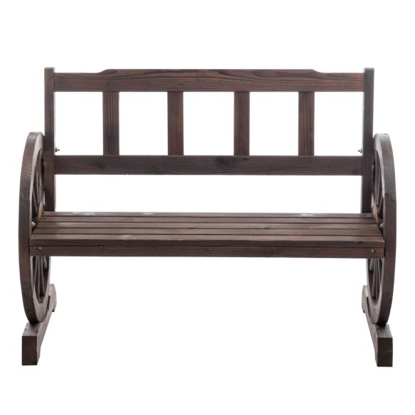 Záhradná lavička, hnedá, SABA TYP 1