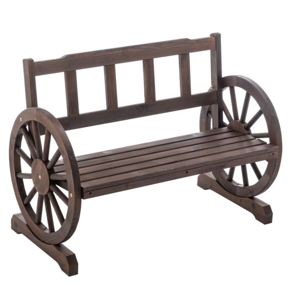 Záhradná lavička, hnedá, SABA TYP 1