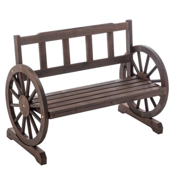 Záhradná lavička, hnedá, SABA TYP 1