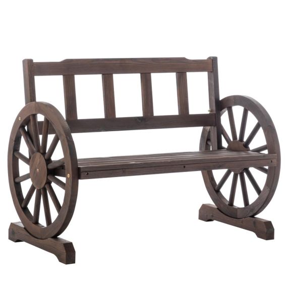 Záhradná lavička, hnedá, SABA TYP 1