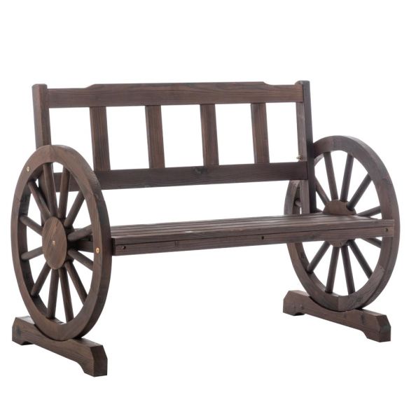 Záhradná lavička, hnedá, SABA TYP 1