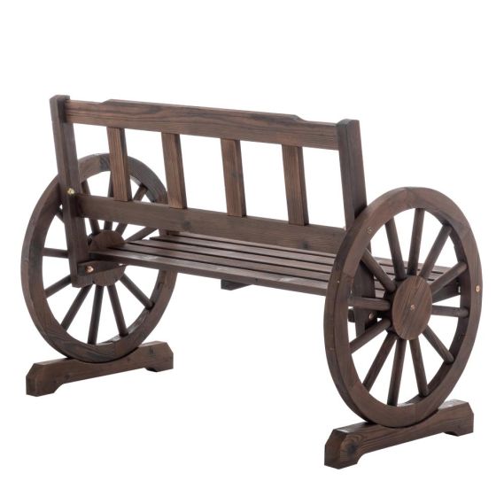 Záhradná lavička, hnedá, SABA TYP 1