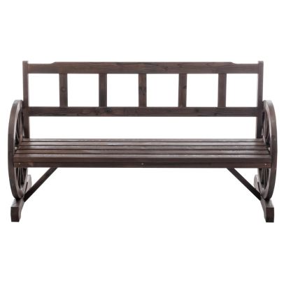 Záhradná lavička, hnedá, SABA TYP 2 2