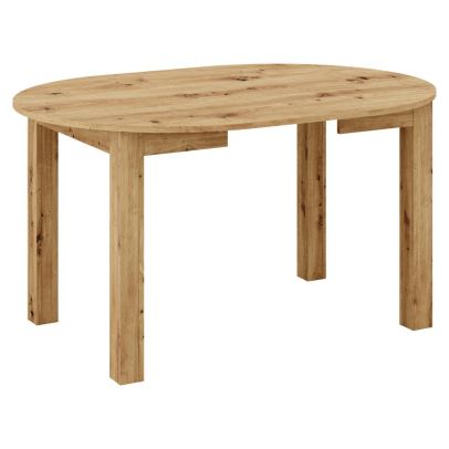 Jedálenský rozkladací stôl, dub artisan, 103-142x76 cm, HARRY 2