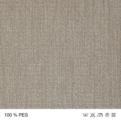 Manželská posteľ 180x200 Blanar MOOSA béžová látka, nohy chróm 2