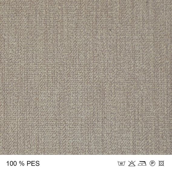 Manželská posteľ 180x200 Blanar MOOSA béžová látka, nohy chróm