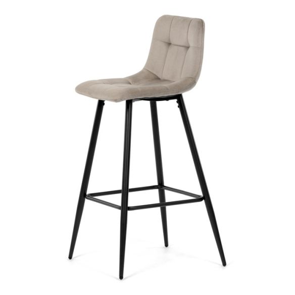 Barová stolička, hnedá, látka, AUB-X7015 CAP2