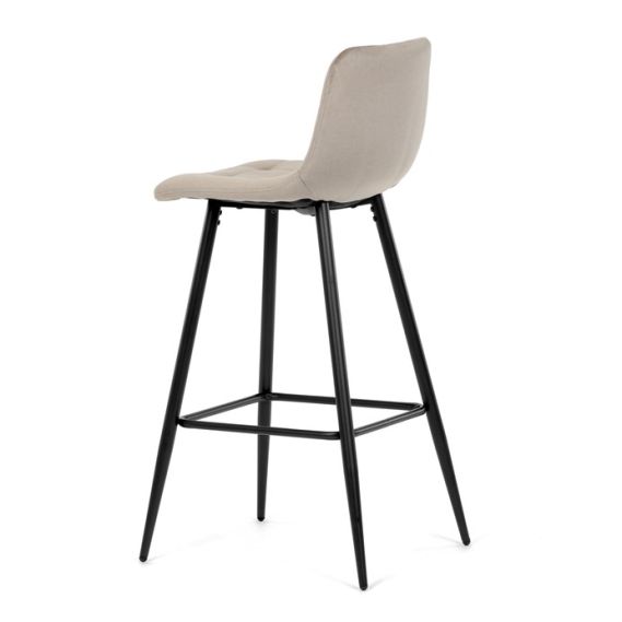 Barová stolička, hnedá, látka, AUB-X7015 CAP2