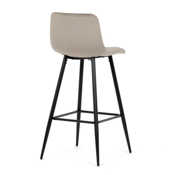 Barová stolička, hnedá, látka, AUB-X7015 CAP2