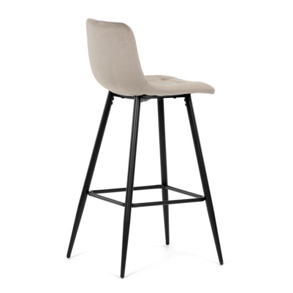 Barová stolička, hnedá, látka, AUB-X7015 CAP2