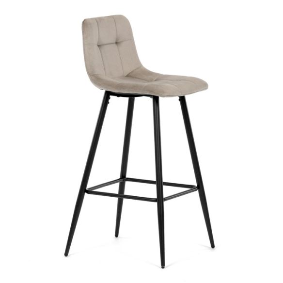 Barová stolička, hnedá, látka, AUB-X7015 CAP2