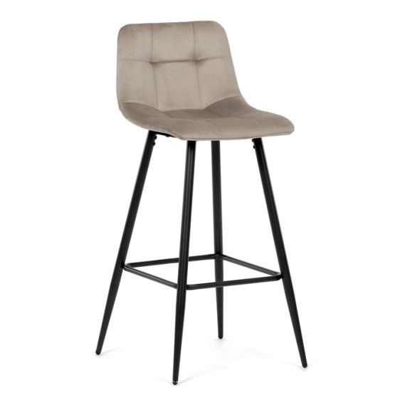 Barová stolička, hnedá, látka, AUB-X7015 CAP2