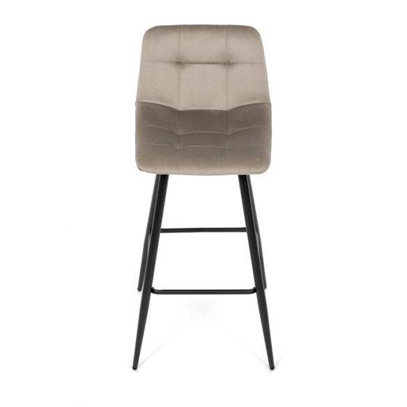 Barová stolička, hnedá, látka, AUB-X7015 CAP2