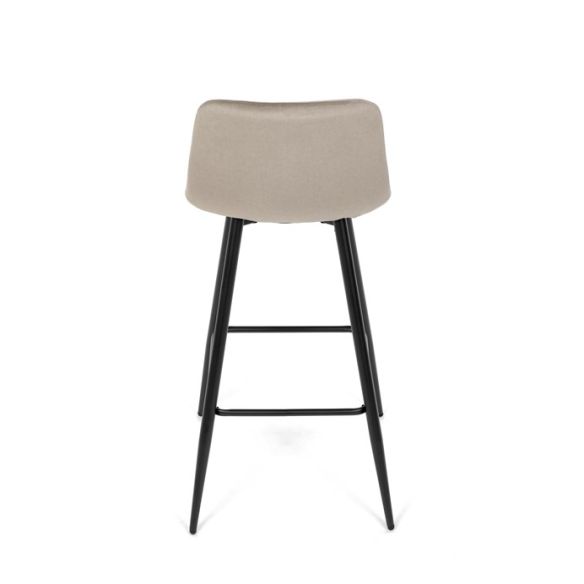 Barová stolička, hnedá, látka, AUB-X7015 CAP2