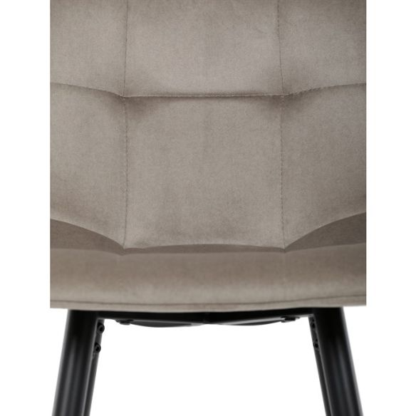 Barová stolička, hnedá, látka, AUB-X7015 CAP2